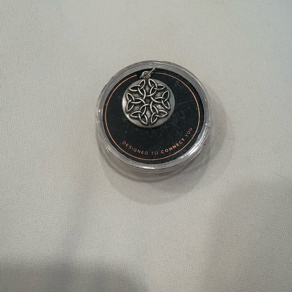 Alex and Ani Silver Endless Knot Pendant